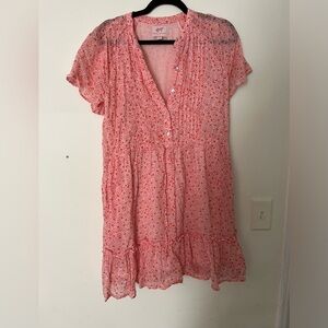 Banjanan Pink Cotton Print Sundress Size Small